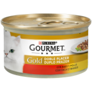 Gourmet Gold Duplo Prazer Vaca e Frango 85gr